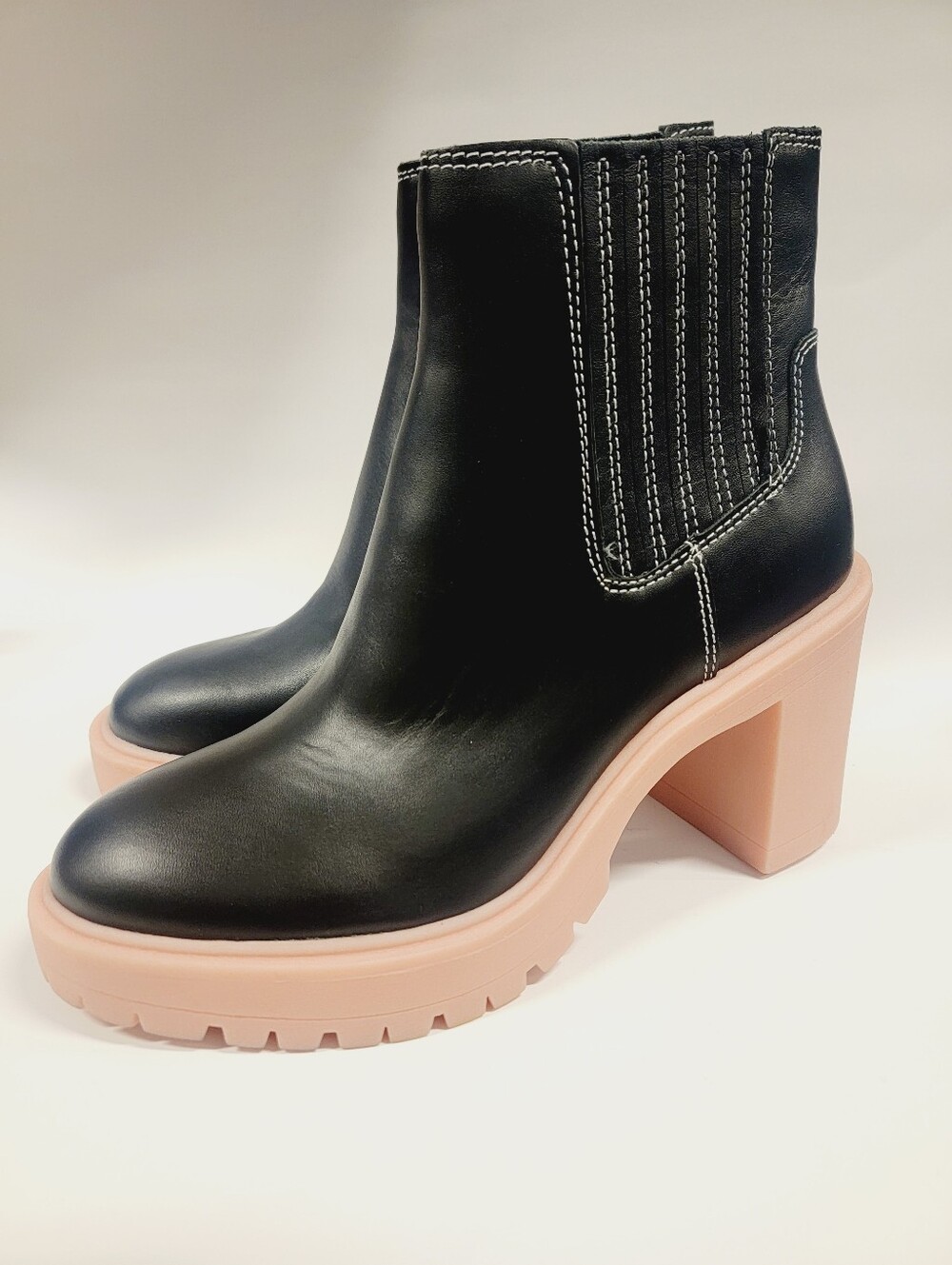 Dolce Vita Caster H2O Chunky Lug Sole Moto Platform Ankle Boot Waterproof 9.5